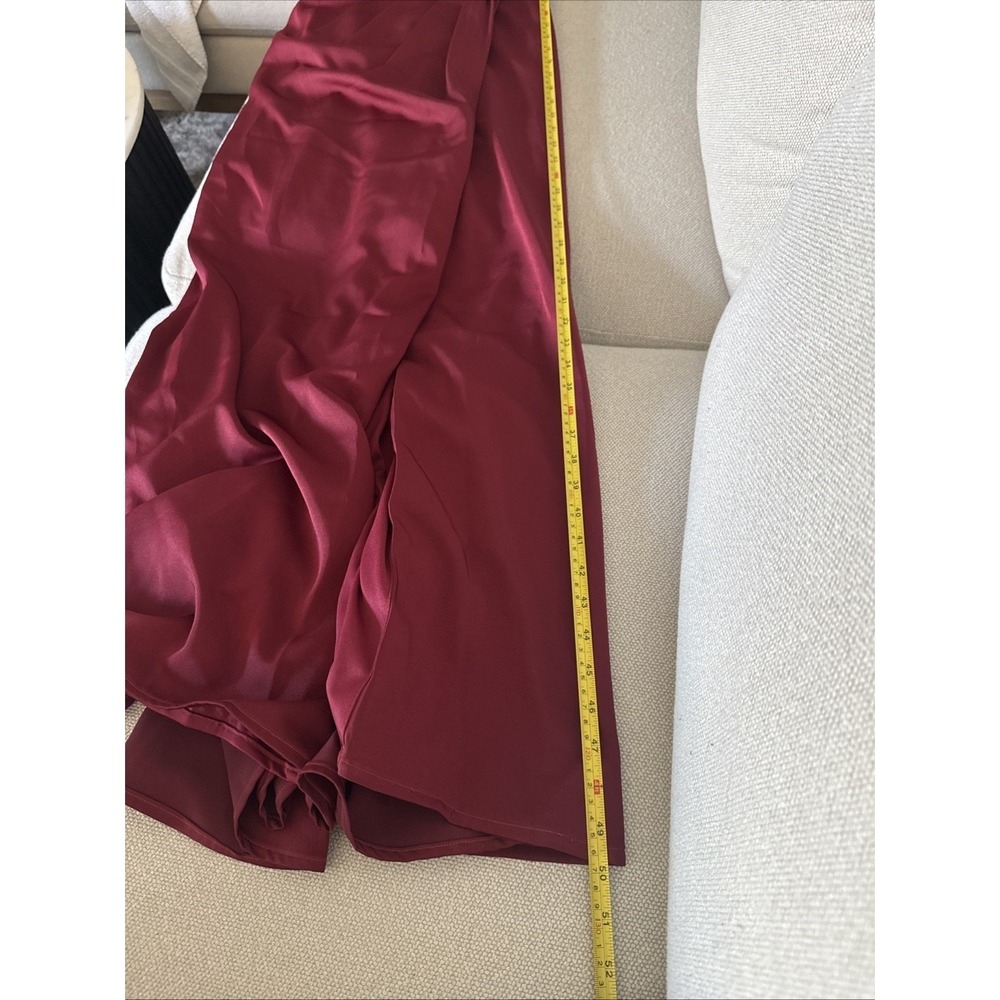 Cinderella‎ Divine V-Neck Ruched Mermaid Evening HOCO Gown Red Apple size 6 - Picture 13 of 16